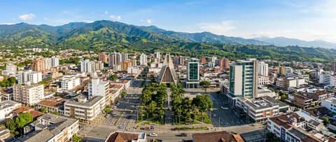 Transporte ejecutivo Armenia - vista ciudad y Aeropuerto Internacional El Edén (AXM)