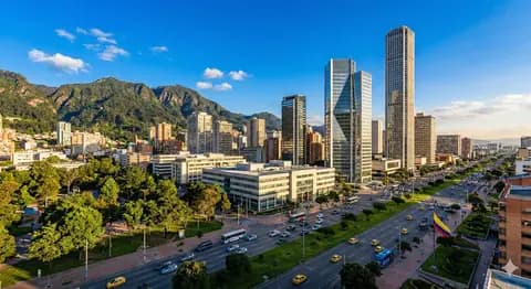 Transporte ejecutivo Bogotá - vista ciudad y Aeropuerto El Dorado (BOG)